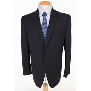 Z ZEGNA 52L 42 Long City Blazer in Black Check